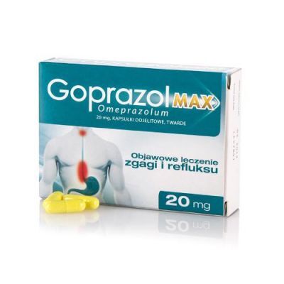 GOPRAZOL MAX 20 mg 14 kapsułek dojelitowych