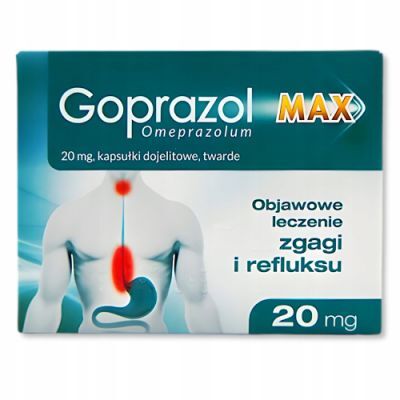 GOPRAZOL MAX 20 mg 14 kapsułek dojelitowych