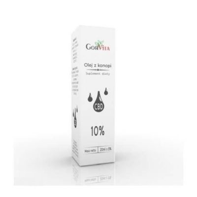 GORVITA Olej z Konopi 10% CBD krople 10 ml