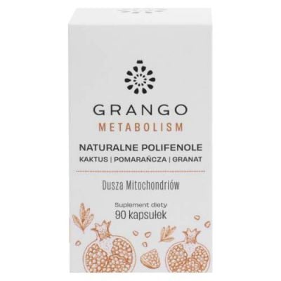 Grango Metabolism Naturalne polifenole Kaktus Pomarańcza Granat, 90 kaps.