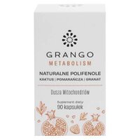 Grango Metabolism Naturalne polifenole Kaktus Pomarańcza Granat, 90 kaps.