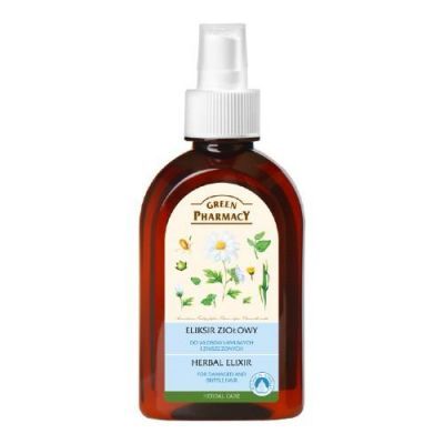 GREEN PHARMACY Eliksir ziołowy do włosów łamliwych i zniszczonych, 250ml