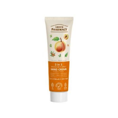 Green Pharmacy Krem do rąk 3w1 z efektem drugiej skóry, 100 ml