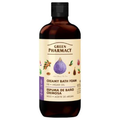 GREEN PHARMACY Kremowa pianka do kąpieli Figi i olejek arganowy, 500ml