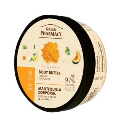 GREEN PHARMACY Masło do ciała Kurkuma i Olejek dyniowy, 200ml