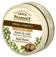 GREEN PHARMACY Masło do ciała - Masło shea i Zielona kawa 200 ml