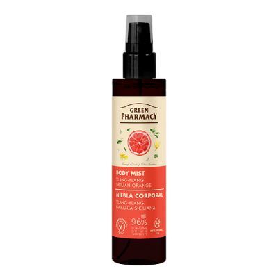 Green Pharmacy Mgiełka do ciała ylang-ylang i sycylijska pomarańcza, 150 ml