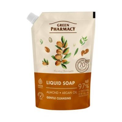 Green Pharmacy Mydło w płynie migdały i olej arganowy, 460 ml