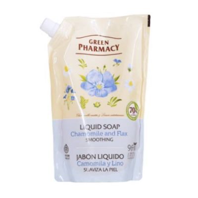 Green Pharmacy Mydło w płynie Rumianek lekarski zapas, 460 ml