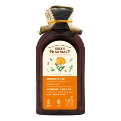 Green Pharmacy Nagietek i Olej rozmarynowy Odżywka do włosów przetłuszczających się, 300 ml