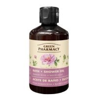 GREEN PHARMACY Olejek do kąpieli i pod prysznic, róża damasceńska i białe piżmo, 250ml