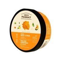 GREEN PHARMACY Peeling cukrowy do ciała Kurkuma i Olejek dyniowy, 200ml