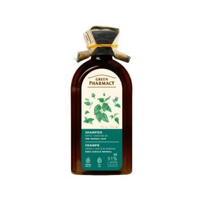 Green Pharmacy Szampon do włosów normalnych pokrzywa i olej łopianowy, 350 ml