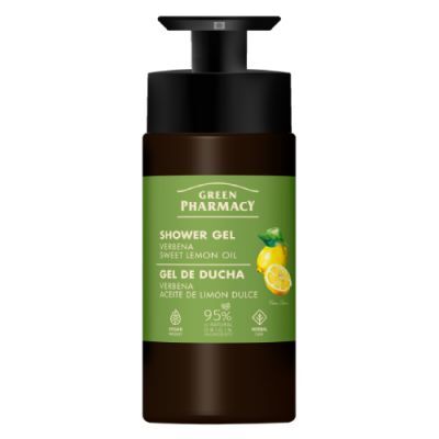Green Pharmacy Żel pod prysznic Werbena i Olejek ze słodkiej cytryny, 739 ml