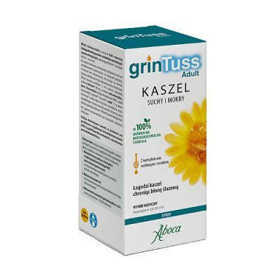 GrinTuss Adult Syrop na kaszel suchy i mokry, 180 g