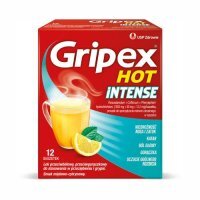 GRIPEX Hot Intense Proszek, 12 saszetek