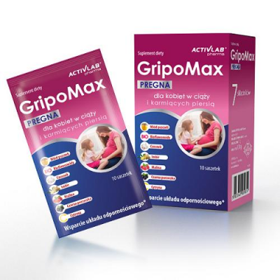 ACTIVLAB Gripomax Pregna, 10 saszetek