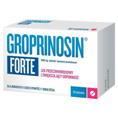 GROPRINOSIN FORTE 1000 mg 30 tabletek poprawa odporności