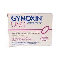 GYNOXIN UNO 600 mg 1 kapsułka dopochwowa INPHARM