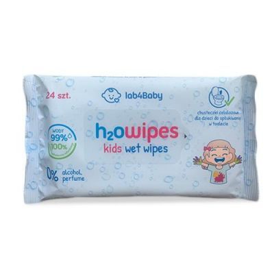 H2O WIPES KIDS WET Chusteczki nawilżane dla dzieci 24 sztuk