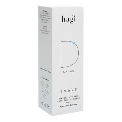 HAGI SMART Naturalny krem nawilżająco-kojący z D-pantenolem, 50 ml