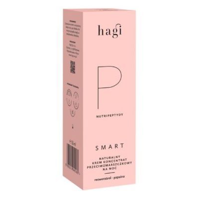 HAGI Smart P Naturalny krem koncentrat przeciwzmarszczkowy na noc z nutripeptydami, 50ml