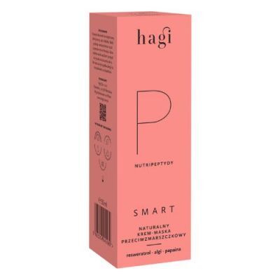 HAGI Smart P Naturalny krem-maska przeciwzmarszczkowy z nutripeptydami i papainą, 50ml
