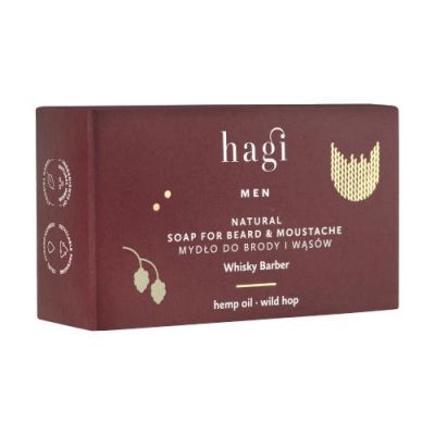 HAGI Whisky Barber Mydło do brody i wąsów, 100g