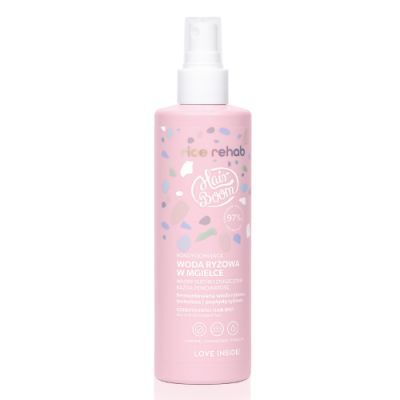 HairBoom Rice Rehab Kondycjonująca woda ryżowa w mgiełce, włosy suche i zniszczone, 200 ml