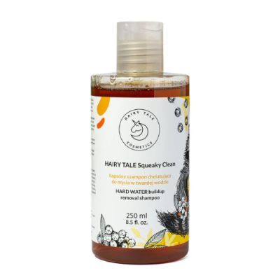 Hairy Tale Cosmetics Squeaky Clean Łagodny szampon chelatujący do mycia w twardej wodzie, 250 ml