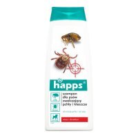 HAPPS Szampon dla psów zwalczający pchły i kleszcze, 250 ml