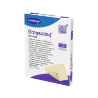 Hartmann Grassolind opatrunek jałowy z maścią- 5x5cm- 10szt.