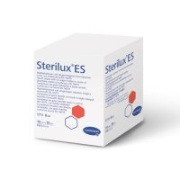 Hartmann Sterilux ES Kompres niejałowy 17 nitkowy 8 warstwowy 7,5 x 7,5 cm, 100 szt.