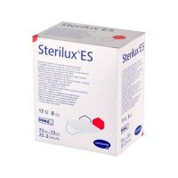 Hartmann Sterilux ES Kompresy gazowe jałowe 7,5 cm x 7,5 cm, 25 x 2szt.