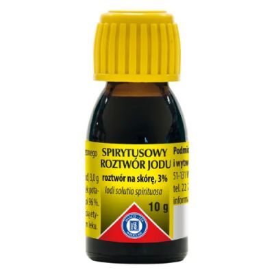 Hasco Spirytusowy roztwór jodu Roztwór na skórę 3%, 10 g