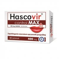 HASCOVIR CONTROL MAX 400 mg 30 tabletek
