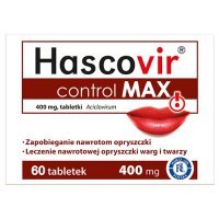 Hascovir Control MAX 400mg, 60 tabletek