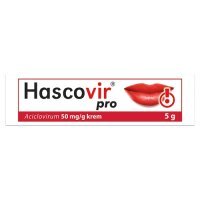 HASCOVIR PRO 50 mg/g  krem 5 g