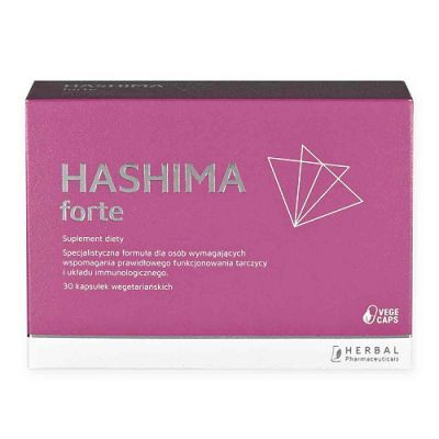 HASHIMA FORTE 30 kapsułek wege, Hashimoto, tarczyca