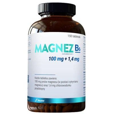 Hauster Magnez B6, 150 tabl. (butelka)