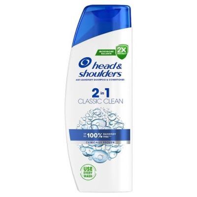 Head&Shoulders Classic Clean 2in1 Szampon przeciwłupieżowy, 330ml