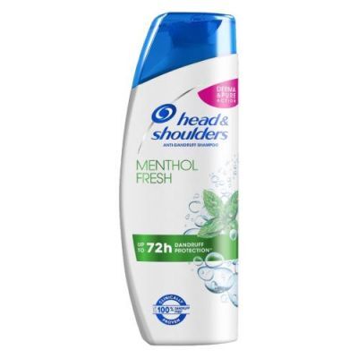 Head&Shoulders Menthol Fresh Przeciwłupieżowy szampon do włosów przetłuszczających się, 400 ml