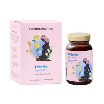 HEALTH LABS CARE LittleMe trymestr 1 Formuła wspierająca prawidłowy rozwój ciąży 60 kapsułek