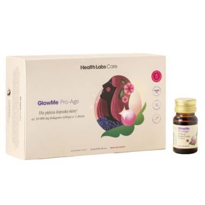 Health Labs GlowMe Pro-Age malina, 15 shotów x 30 ml