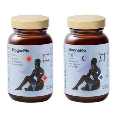 Health Labs Men MagneMe Dzień i Noc, 120 kapsułek
