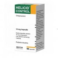 HELICID CONTROL 10 mg 14 kaps. dojelitowych KOD2D, refluks