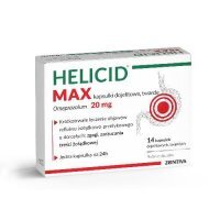 HELICID MAX 20 mg 14 kapsułek dojelitowych