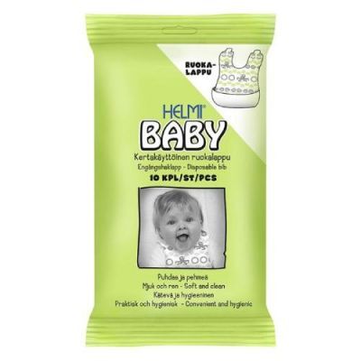 HELMI Baby Śliniak jednorazowy, 10 sztuk