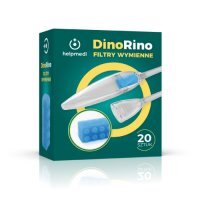 HelpMedi DinoRino Filtry do ustnego aspiratora kataru wymienne, 20 szt.