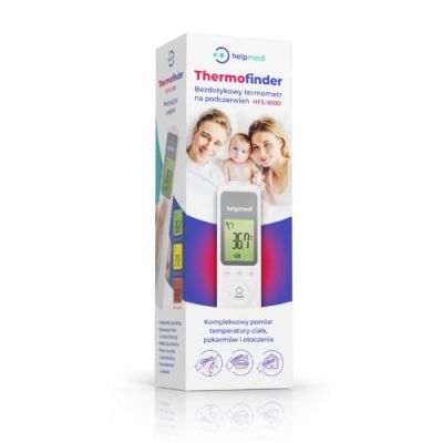 HelpMedi Thermofinder HFS-1000 Bezdotykowy termometr na podczerwień, 1 szt.